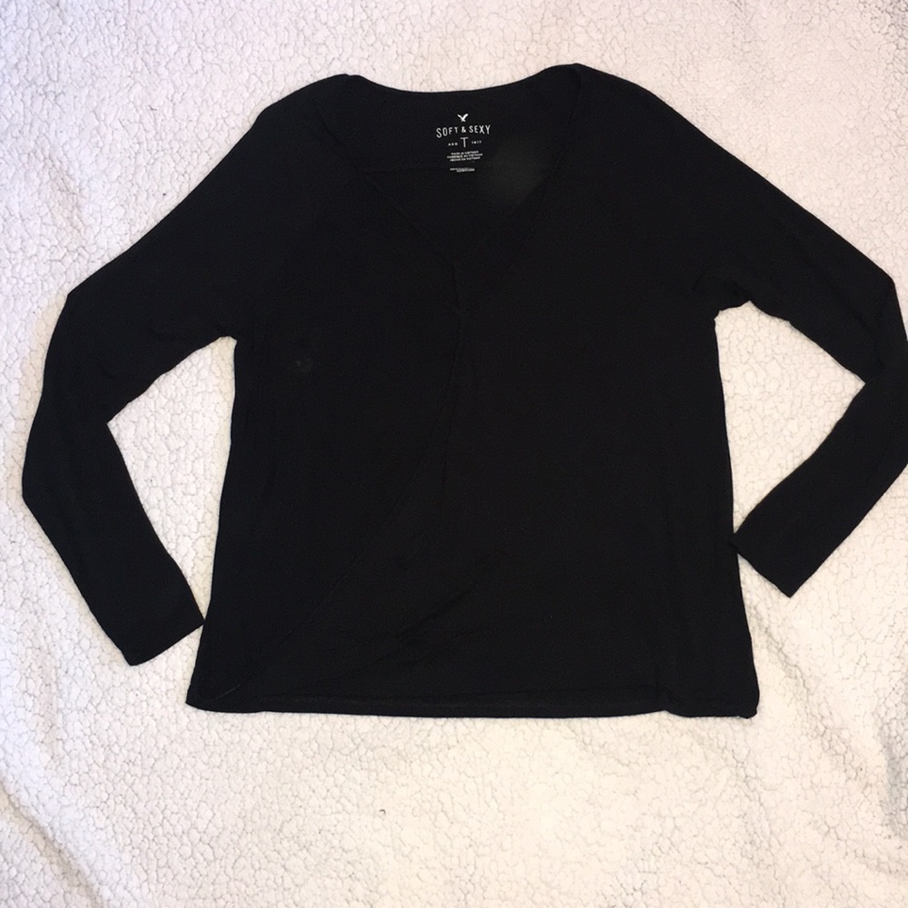 Soft and sexy black shirt